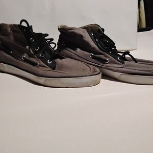 Polo by Ralph Lauren Gray and Black Streamlined Sneakers